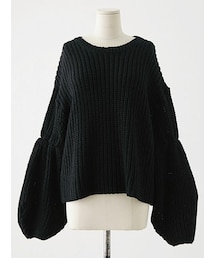 imvely | バルーン袖ニットトップス(ニット/セーター)