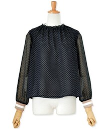 flower | dot through blouse ～ドットスルーブラウス(シャツ/ブラウス)