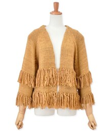 flower | breezy fringe cardigan ～ブリージーフリンジカーディガン(カーディガン/ボレロ)