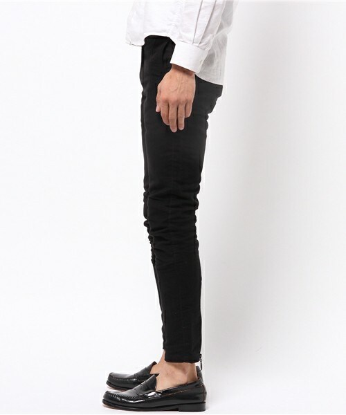 JOHN LAWRENCE SULLIVAN（ジョンローレンスサリバン）の「JOHN LAWRENCE SULLIVANL ライダースパンツ（その他パンツ・メンズ・ブラック・36/34）」の2枚目の写真