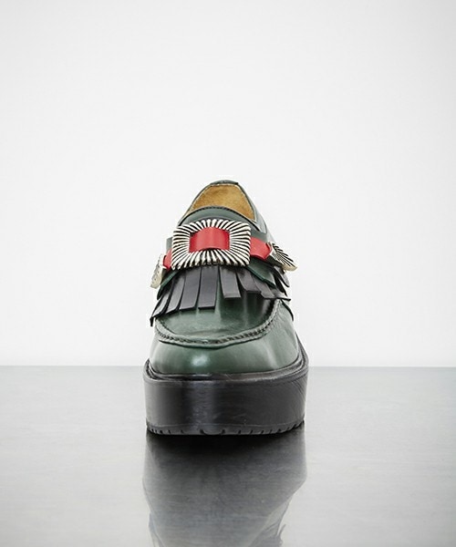 TOGA PULLA(トーガ プルラ)の「TOGA PULLA キルト木靴(その他シューズ・レディース・ブラック/ダークグリーン/ライトブラウン・36/37/38/39)」の11枚目の写真