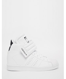 adidas | adidas Originals Superstar High Top White Sneakers(スニーカー)