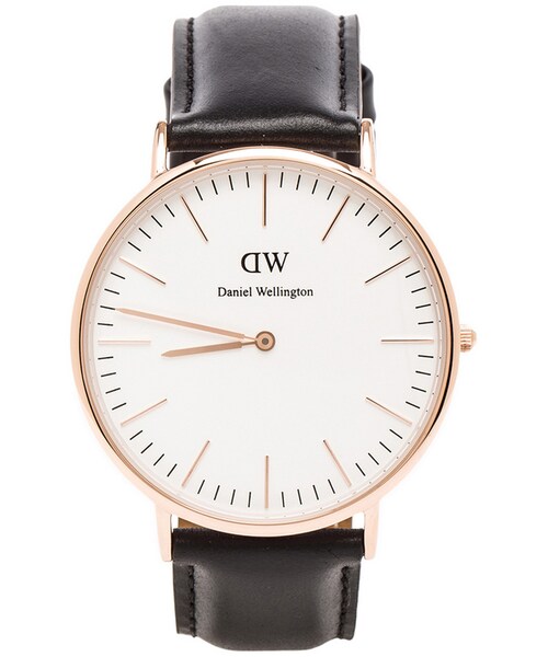 Daniel Wellington(ダニエルウェリントン)の「Daniel Wellington Sheffield 40mm(アナログ腕時計・レディース・Rosegold_MW1・one size)」の1枚目の写真