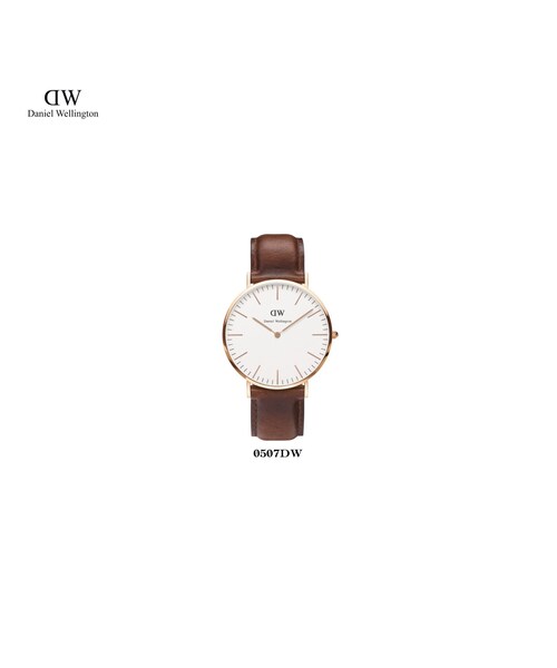 Daniel Wellington（ダニエルウェリントン）の「Daniel Wellington/Lady's/36mm Rose Gold(Leather)（アナログ腕時計・レディース・その他）」の2枚目の写真