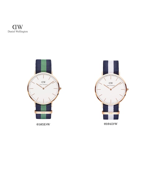 Daniel Wellington（ダニエルウェリントン）の「Daniel Wellington/Men's/40mm Rose Gold(NATO)（アナログ腕時計・メンズ・その他）」の3枚目の写真