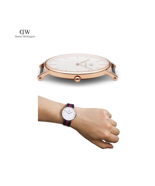Daniel Wellington（ダニエルウェリントン）の「Daniel Wellington/Men's/40mm Rose Gold(NATO)（アナログ腕時計・メンズ・その他）」の4枚目の写真