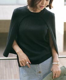 DHOLIC | ケープデザインノースリーブニット(ニット/セーター)