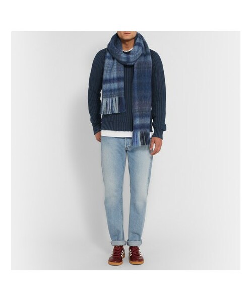 Our Legacy(アワーレガシー)の「Ribbed-Knit Cotton Sweater(その他・メンズ・Blue・XS/S/M/L/XL)」の5枚目の写真