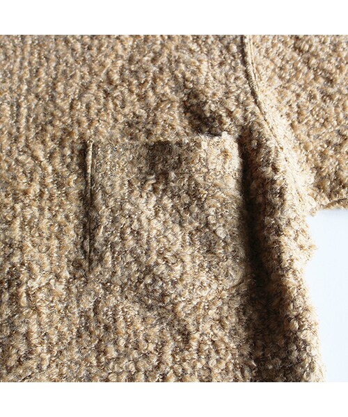 niche.(ニッチ)の「Frizzy Comodo T-shirts(トップス・Beige/Grey・M/L)」の5枚目の写真