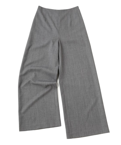 ADAM ET ROPE'(アダムエロペ)の「ウォッシャブルワイドパンツ(パンツ・レディース・チャコール/ネイビー/オレンジ系・34/36/38)」の2枚目の写真