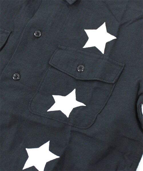 RNA(アールエヌエー)の「スターワークシャツ(トップス・レディース・ホワイト/ブラック/ネイビー・M)」の8枚目の写真