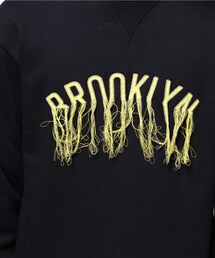 新品 名作 ダブレット doublet 刺繍 スウェット シャツ S 定2.37万 NEW YORK ユニセックス トレーナー フリンジ トレーナー/ファセッタズム 新品 名作 ダブレット doublet 刺繍 スウェットシャツ M 定2.37万