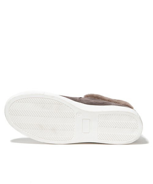 FABIO RUSCONI（ファビオルスコーニ）の「FABIO RUSCONI ボアインナースリッポン（スニーカー・レディース・グレー/ネイビー・36/37/38/39）」の4枚目の写真