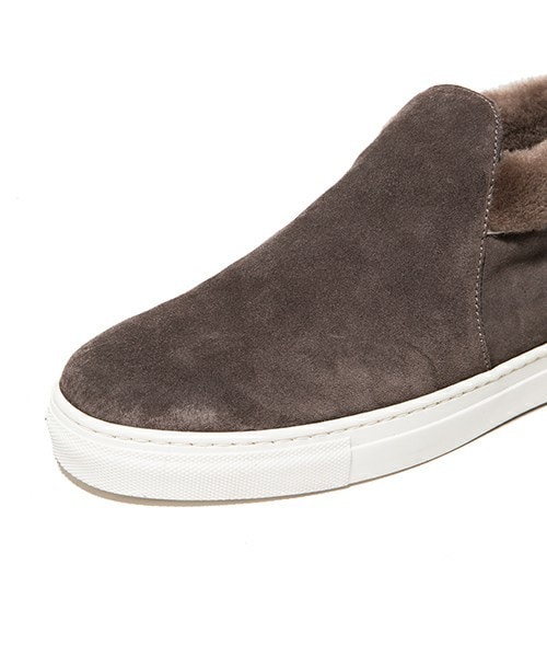 FABIO RUSCONI（ファビオルスコーニ）の「FABIO RUSCONI ボアインナースリッポン（スニーカー・レディース・グレー/ネイビー・36/37/38/39）」の5枚目の写真