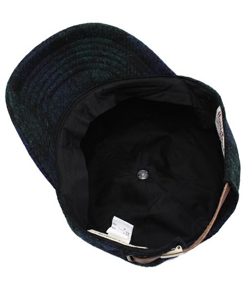 HARRIS TWEED（ハリスツイード）の「FG別注ハリスツイードNYキャップ（キャップ・レディース・グレー/オリーブ/チェック・FREE）」の8枚目の写真