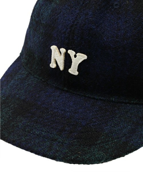 HARRIS TWEED（ハリスツイード）の「FG別注ハリスツイードNYキャップ（キャップ・レディース・グレー/オリーブ/チェック・FREE）」の7枚目の写真