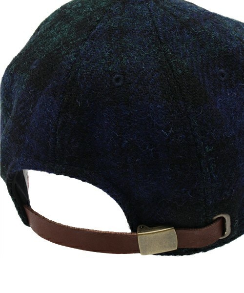 HARRIS TWEED（ハリスツイード）の「FG別注ハリスツイードNYキャップ（キャップ・レディース・グレー/オリーブ/チェック・FREE）」の6枚目の写真