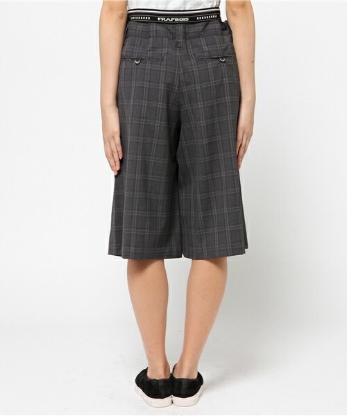 FRAPBOIS（フラボア）の「トロチェック（その他パンツ・レディース・ベージュ/チャコール・0/1）」の5枚目の写真