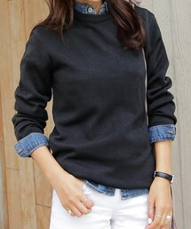 DHOLIC | クルーネックオーバーフィットニットトップス(ニット/セーター)