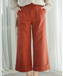 DHOLIC | 渋カラーロールアップワイドコットンパンツ(その他パンツ)