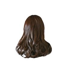 Aco Design | [エクステ 襟足/エクステ ワンタッチ カラー/ウイッグ 部分]グラム波ウェーブ4ピースエクステ ウィッグ(その他ヘアアクセサリー)