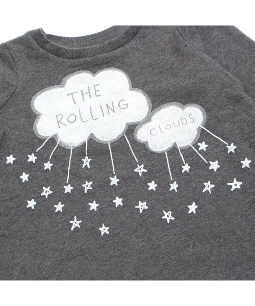 abcd（ナシ）の「チュールトレーナー（トップス・キッズ・チャコール/ピンク・80/90/95/100/110/120/130/140）」の7枚目の写真