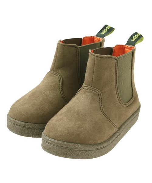 apres les cours（アプレレクール）の「サイドゴアスニーカーブーツ（シューズ・キッズ・ベージュ/ブラック/ブラウン・14/15/16/17/18/19/20/21）」の3枚目の写真