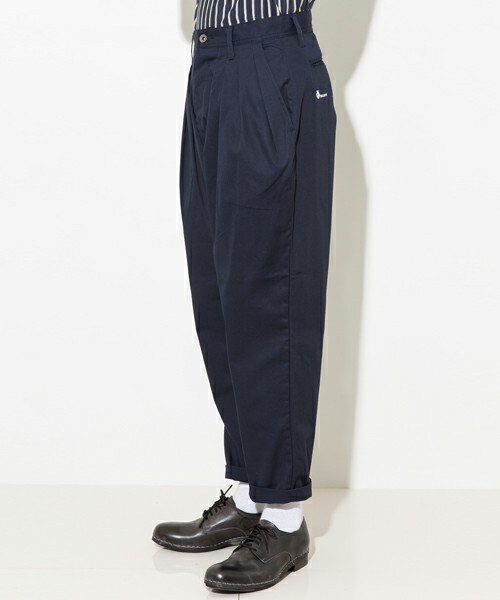 SHAREEF（シャリーフ）の「〈STUDIOUS限定〉WIDE PANTS NVY（その他・メンズ・NVY/BLK・1/2）」の3枚目の写真