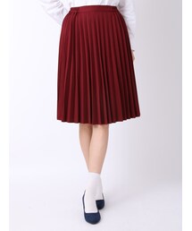 earth music&ecology | 【スキスカ！】プリーツ ミディ(スカート)