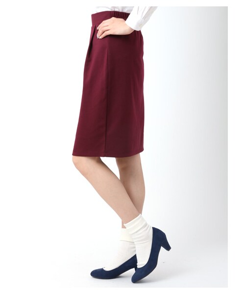 earth music&ecology（アースミュージックアンドエコロジー）の「＜WEB限定大きな・小さなサイズ＞タイトスカート（スカート・杢グレー/ブラック/ボルドー/カーキ/ダークグリーン・XS/L）」の7枚目の写真