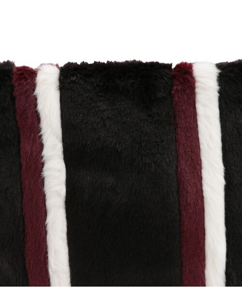 ROPE' PICNIC PASSAGE(ロペピクニックパサージュ)の「レジメンタルストライプファークラッチバッグ(バッグ・レディース・ブラック/オフホワイト・F)」の8枚目の写真