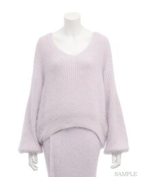 SNIDEL - アンゴラニットガウン♡ ☆snidel 好きな方必見！同型アンゴラニットガウン＆本家