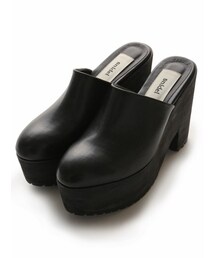 SNIDEL | スクエアサボ(シューズ)