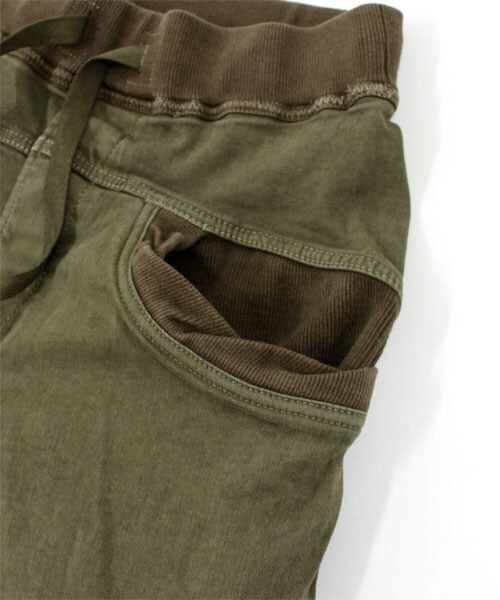 RNA-N（アールエヌエーエヌ）の「ロークロッチリブパンツ（パンツ・レディース・ブラック/アイボリー/カーキ・M）」の5枚目の写真