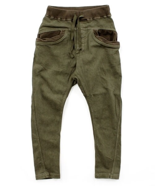 RNA-N（アールエヌエーエヌ）の「ロークロッチリブパンツ（パンツ・レディース・ブラック/アイボリー/カーキ・M）」の3枚目の写真