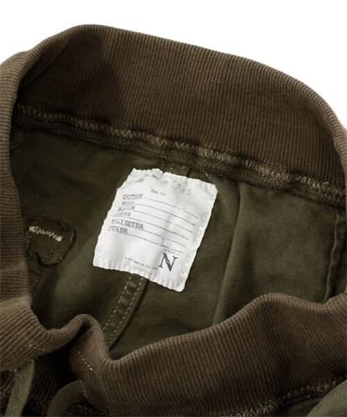 RNA-N（アールエヌエーエヌ）の「ロークロッチリブパンツ（パンツ・レディース・ブラック/アイボリー/カーキ・M）」の9枚目の写真