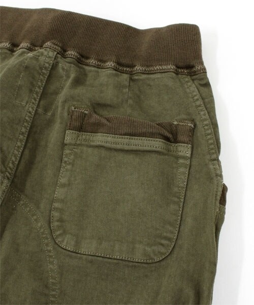 RNA-N（アールエヌエーエヌ）の「ロークロッチリブパンツ（パンツ・レディース・ブラック/アイボリー/カーキ・M）」の6枚目の写真