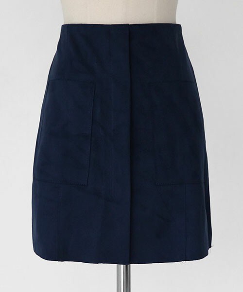 DHOLIC（ディーホリック）の「スエード調タイトミニスカート（スカート・レディース・キャメル/ディープブルー/ブラック/ワイン・S/M）」の3枚目の写真