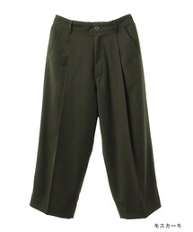w closet | ツイル8分丈ワイドパンツ(パンツ)