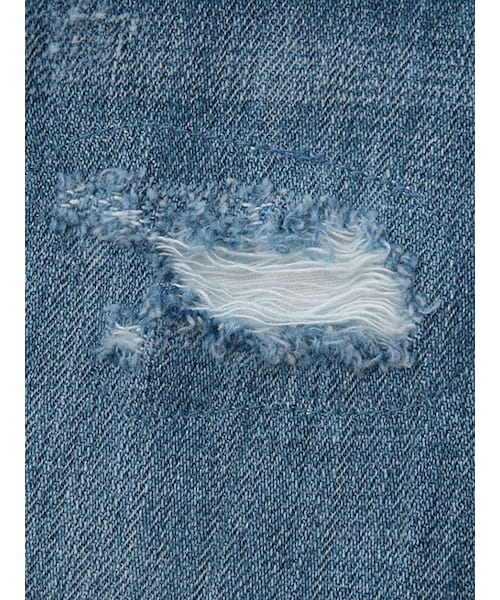 w closet（ダブルクローゼット）の「10ozダメージデニムパンツ（パンツ・レディース・ブルー・FREE）」の9枚目の写真