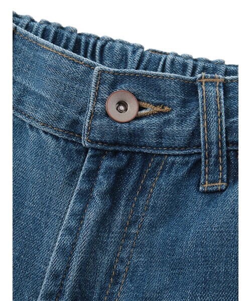 w closet（ダブルクローゼット）の「10ozダメージデニムパンツ（パンツ・レディース・ブルー・FREE）」の5枚目の写真