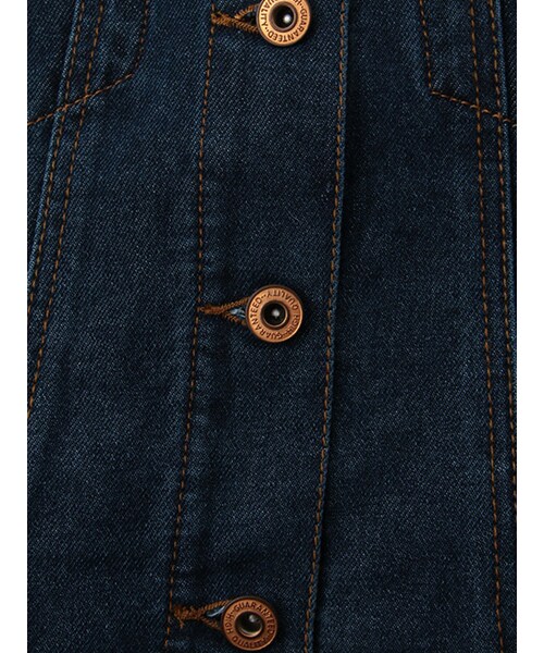 w closet（ダブルクローゼット）の「デニムGジャン（ジャケット/アウター・レディース・ブルー/ネイビー・FREE）」の10枚目の写真