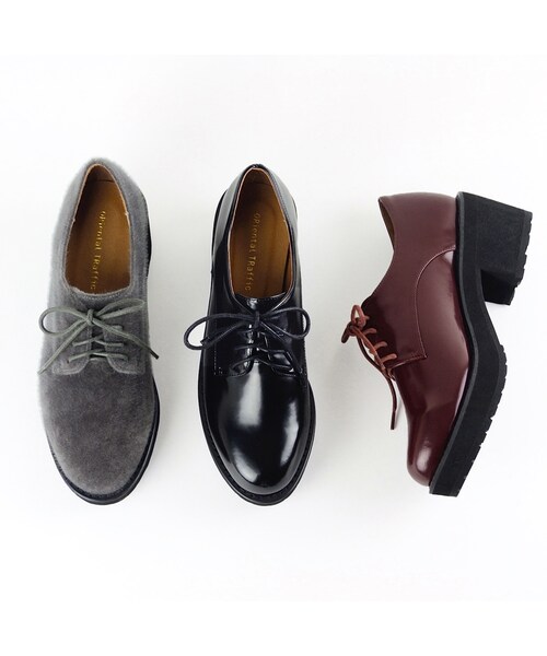 ORiental TRaffic（オリエンタルトラフィック）の「厚底レースアップシューズ（シューズ・レディース・ブラック/ブラウン/グレー・S/M/L/LL）」の10枚目の写真