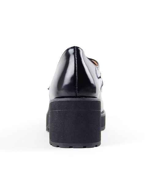 ORiental TRaffic（オリエンタルトラフィック）の「厚底レースアップシューズ（シューズ・レディース・ブラック/ブラウン/グレー・S/M/L/LL）」の9枚目の写真