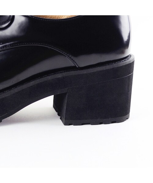 ORiental TRaffic（オリエンタルトラフィック）の「厚底レースアップシューズ（シューズ・レディース・ブラック/ブラウン/グレー・S/M/L/LL）」の7枚目の写真