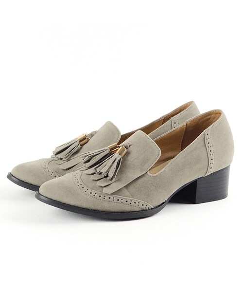 ORiental TRaffic(オリエンタルトラフィック)の「タッセルシューズ(シューズ・レディース・ブラック/ブラウン/グレー/ネイビー・34/35/36/37/38/39/40/41/42)」の3枚目の写真