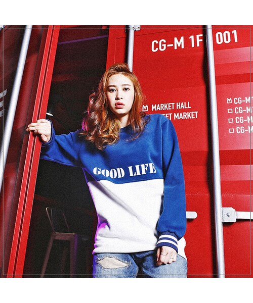 ROMANTIC CROWN（ロマンティッククラウン）の「goodlife crewneck_blue（その他・メンズ・기타）」の3枚目の写真