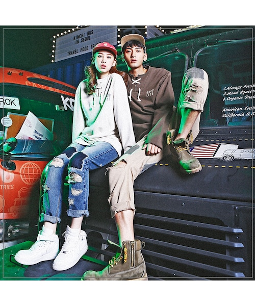 ROMANTIC CROWN(ロマンティッククラウン)の「repair pants_beige(その他・メンズ・기타)」の5枚目の写真