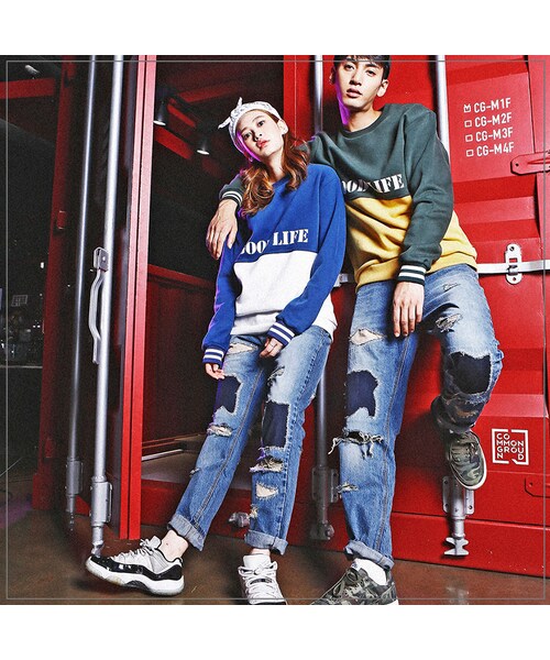 ROMANTIC CROWN(ロマンティッククラウン)の「repair pants_blue(その他・メンズ・기타)」の3枚目の写真