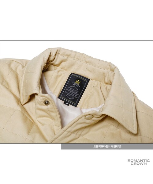ROMANTIC CROWN（ロマンティッククラウン）の「G.L quilting coach jkt_beige（ジャケット/アウター・メンズ・기타）」の8枚目の写真